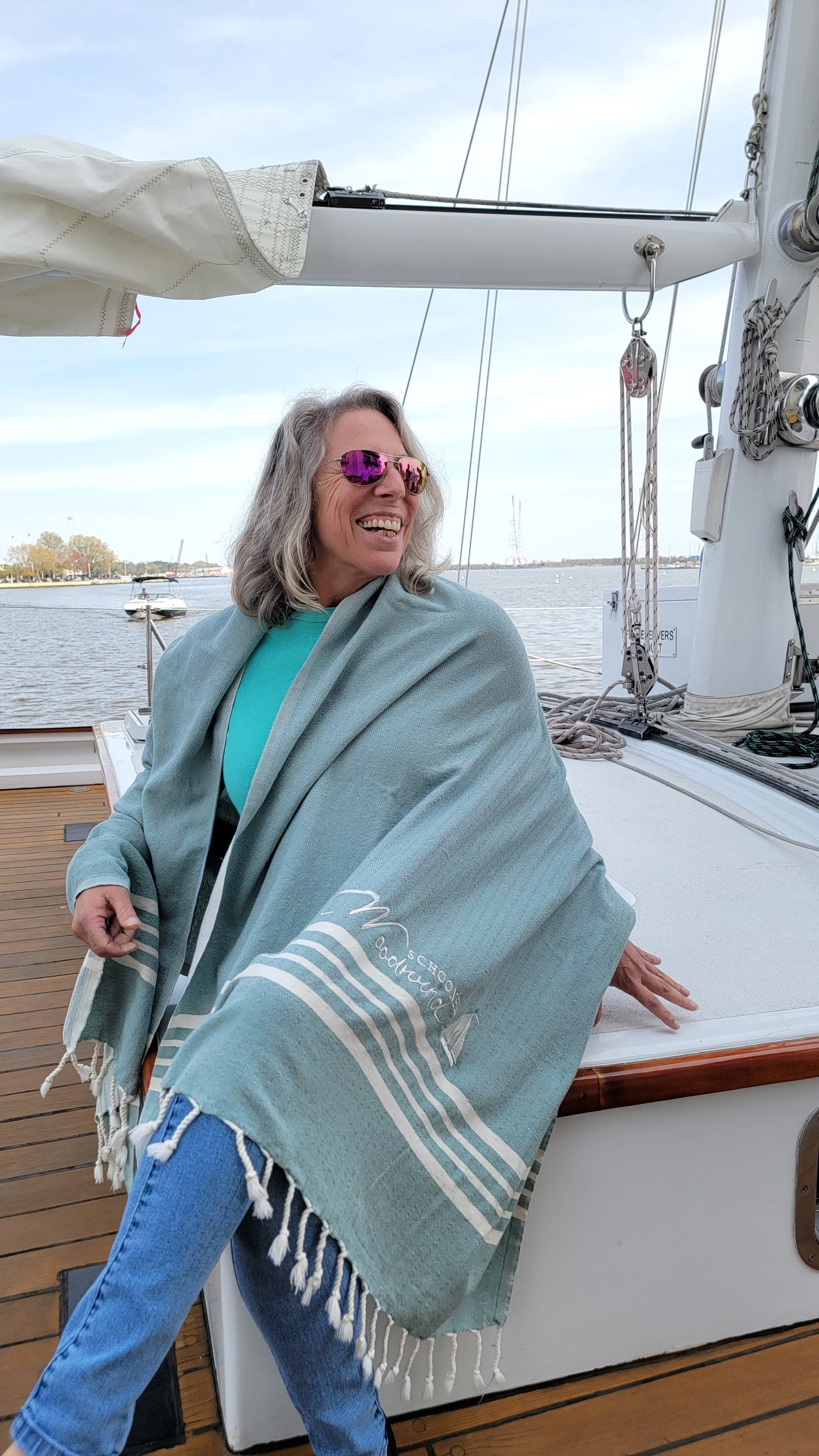 Schooner Woodwind Turkish Towel/Blanket