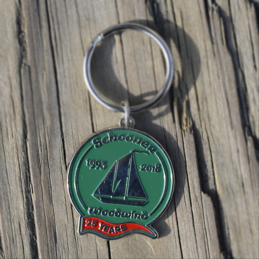 Twenty Fifth Anniversary Enamel Key Chain