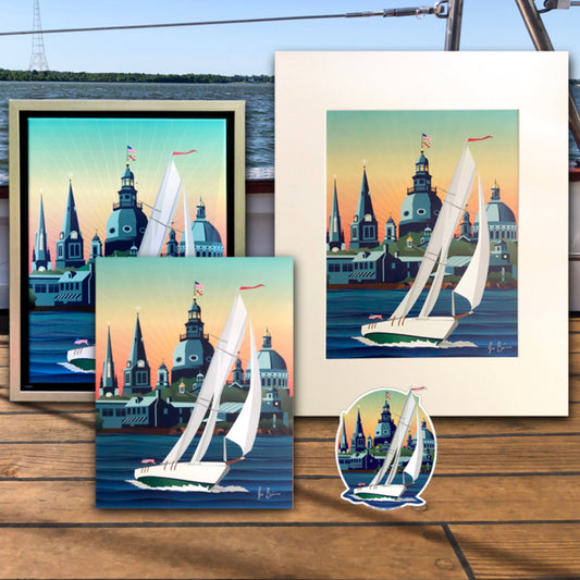 Schooner Woodwind: Chesapeake Bound artwork by Citizen Pride