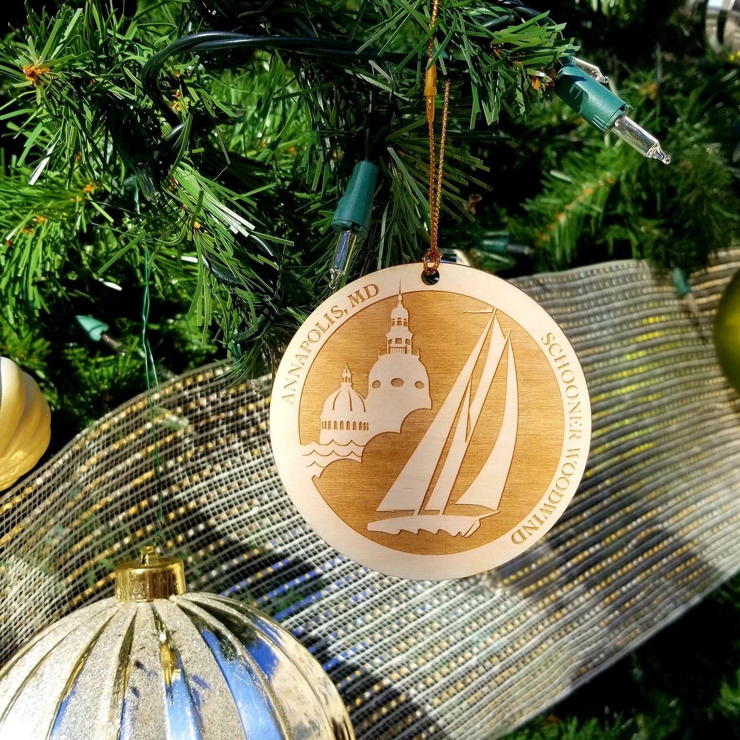 Schooner Woodwind Ornaments